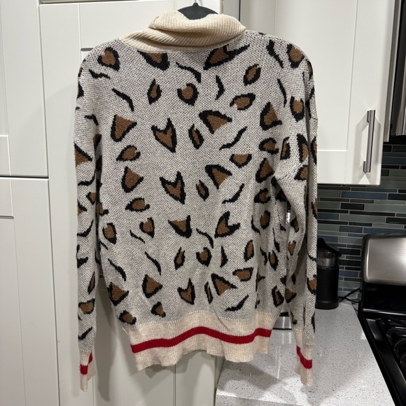 Tularosa Jungle Turtleneck Sweater in Leopard - Picture 5 of 5